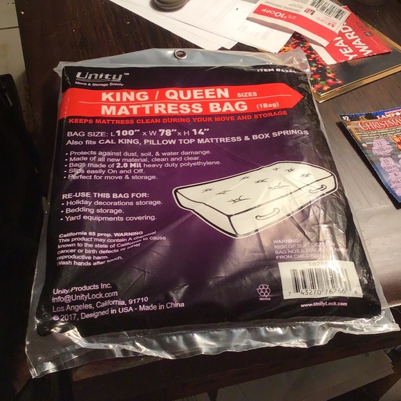 King/queen mattress storage bag - Picture 2 of 2